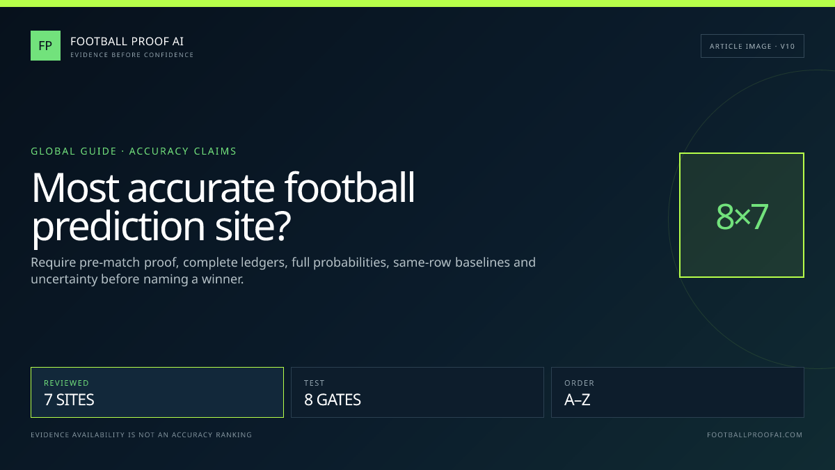 Most accurate football prediction site eight-gate evidence test card